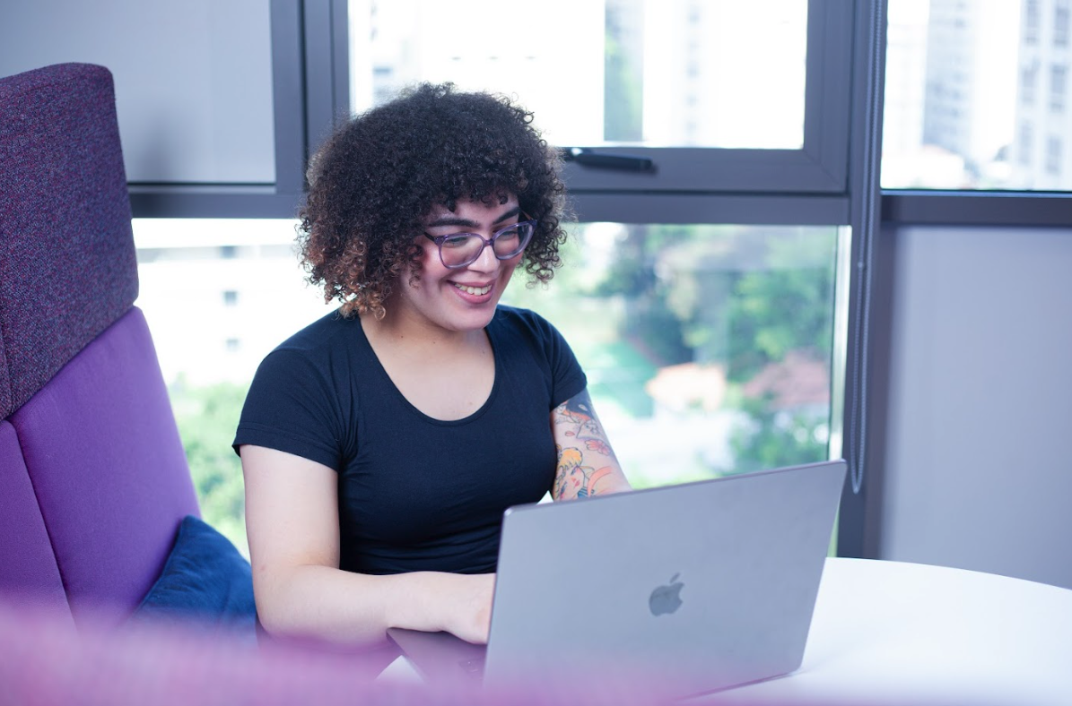 Nubanker working at our office